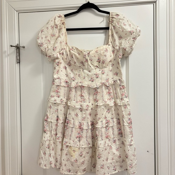 Altar’d State Cream Floral Dress - Picture 3 of 15